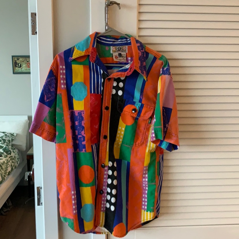 rare boi psychedelic gene ewing bis shirt